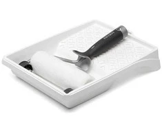 Rinkinys ANZA PLATINUM ANTEX, vonelė ir volelis su rankena 10 cm, alyvavimui, lakavimui ir dažymui
