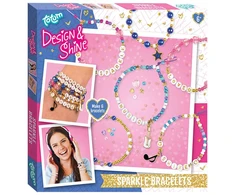 Rinkinys do tworzenia bransoletek Sparkle Bracelets Totum dla dziewczynek