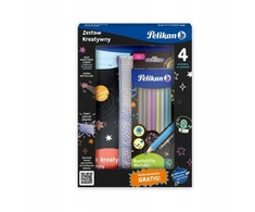 Rinkinys Kreatywny Pelikan, Blok A4, Kredki, Penalas, Kolorowanka, 1 vnt.