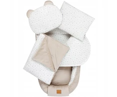 RINKINYS KŪDIKUI 5 viename COCOON MUSLIN COTTON VELVET Vartomas JUKKI XXL