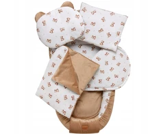RINKINYS KŪDIKUI 5 viename COCOON MUSLIN COTTON VELVET Vartomas JUKKI XXL