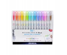 Rinkinys Mildliner Zebra 15 kolorów