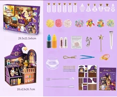 RINKINYS STEBUKLINGŲJŲ MIRTŲ GAMYBAI stebuklingas butelis*12 Magic House*1 KŪRYBINGA DOVANA