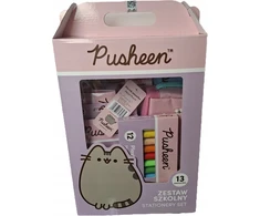 Rinkinys szkolny plastyczny Pusheen St. Majewski 13 dalys wyprawka
