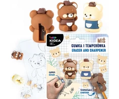 Derform Rinkinys: Trintukas ir Drožtukas "meškiukas" Kidea