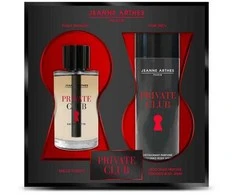Jeanne Arthes Private Club rinkinys vyrams (EDT100ml / deo 200ml)