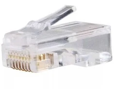 Emos RJ45 8p8c jungtis UPT kabeliui CAT5E (vientisas laidas), 20 vnt