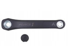 RJX KAIRIOJO SUVEIKIMO JĖGA 1 170 MM Kvadratinė PLIENAS-PVC Juodas