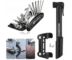 RockBros BIKE SET Mini siurblys su rankena + veržliarakčiu 16in1 daugiafunkcis
