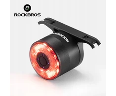 Rockbros GALINGAS, ryškus GALINIS DVIRAČIO LEMPAS PO SĖDYNE, 7 SPALVŲ, SU STOP JUTIKLAIS