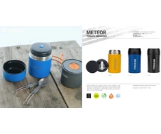 Rockland Meteor 500ml maisto termosas su šaukštu, geltonas
