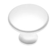 GTV Zamak knob UDINE mat baltas