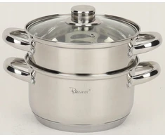 Rossner Austria Garinimo puodas 22 cm 3 el garintuvo indukcinės dujos