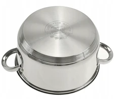 Rossner GARO PUODŲ rinkinys 5 vnt. 24 cm. PUODAS 5 L, DUJŲ ĮVEDIMAS