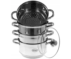 Rossner Puodas 4,5l. GARINTI 5 vnt. 22 cm. INDUKCINĖS Dujos 522