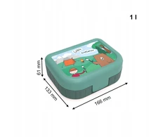 Rotho priešpiečių dėžutė To Go Memory Kids, 1 l