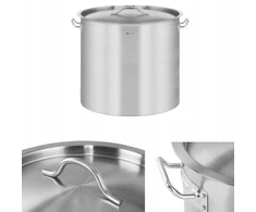 Royal Catering Nerūdijančio plieno maitinimo puodas, 12 L, su indukciniu dangčiu