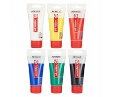 Royal Talens Akrylinio Paveikslavimo Rinkinys - Artcreation - 6 Tubeliai 75ml - Mėlyna - Satino Pabaiga