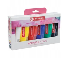 Royal Talens Akrylinio Paveikslavimo Rinkinys - Artcreation - 6 Tubeliai 75ml - Mėlyna - Satino Pabaiga