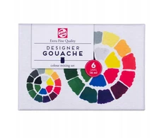 Royal Talens Designer Gouache dažai, 6 x 16ml