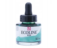 Royal Talens Ecoline akvareliniai dažai 30ml, 654 Eglės žalia