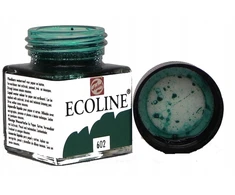Royal Talens Ecoline akvareliniai dažai 602 Gili žalia, 30ml