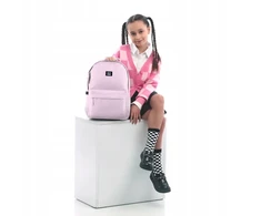 Rožinis jaunimo kuprinė mergaitei Gopack, 14l