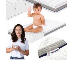 RUCKEN Čiužinys 140x70 vidutinio kietumo PREMIUM FOAM Čiužinys lovelei 70x140