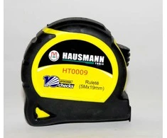 Ruletė HAUSMANN, 5 m x 19 mm, su guma