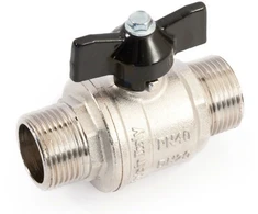 Rutulinis ventilis GENERAL FITTINGS, 1/2", išor/išor, trumpa rankena