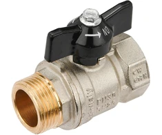 Rutulinis ventilis GENERAL FITTINGS, 3/4", vid/išor, trumpa rankena