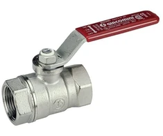 Rutulinis ventilis GIACOMINI, 1/2", vid/išor, ilga rankena