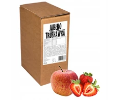 Sadvit Braškių obuolių sultys 100% spaustos iš braškių NFC 5L = 20 stiklinių sulčių