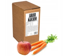 Sadvit Obuolių morkų sultys spaustos natūralios 100% 5L iš morkų ir obuolių, sveika