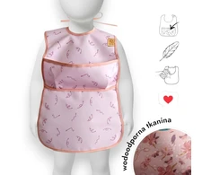Safe Baby Sag Neperšlampamas vaikiškas seilinukas su kišene mokantis valgyti. BLW lengvas