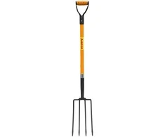 Šakės plokščiais dantimis 4 dantys/L1150mm stiklo pluošto kotu