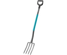 Šakės plokščiais dantimis ClassicLine Gardena L1200mm/ergonomiškas metalinis kotas