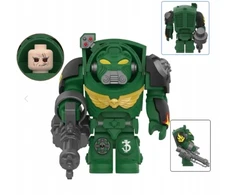 „Salamanders Terminator“ iš WH40K kaladėlių minifigūrėlės