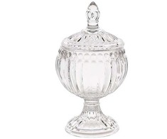 Bikuvalt Saldaininė stiklinė su dangteliu H15xD7 cm Home Deco KA6234