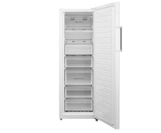 Midea Šaldiklis | MDRU333FZE01E | Energy efficiency class E | Upright | Free standing | Height 172.2 cm | Total net capacity 238 L | No Frost system | Ekranas | Baltas