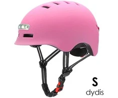 Beaster Scooter Šalmas Beaster BS02HPS, S dydis, rožinis, su LED lemputėmis