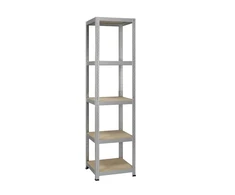 Sandėliavimo lentyna Strong Cube 45, 176 x 45 x 45, 5 lentynos, lentynos apkrova 175 kg