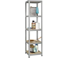 Sandėliavimo lentyna Strong Cube 45, 176 x 45 x 45, 5 lentynos, lentynos apkrova 175 kg