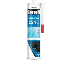 Sanitarinis silikoninis hermetikas CERESIT CS25 Express, baltos sp., 280 ml