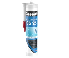 Sanitarinis silikoninis hermetikas CERESIT CS25 Express, baltos sp., 280 ml