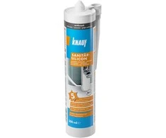 Knauf Sanitarinis silikoninis hermetikas DUNKELBRAUN, ruda sp., 300 ml