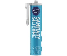 Sanitarinis silikoninis hermetikas KIILTO PRO, balta sp., 310 ml