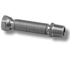 Santechninis vamzdelis EMIFLEX, 1/2", 20 - 41 cm, vid/vid, nerūd. pl.