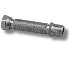 Santechninis vamzdelis EMIFLEX, 1/2", 20 - 41 cm, vid/išor, nerūd. pl.