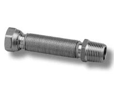 Santechninis vamzdelis EMIFLEX, 1/2", 7,5 - 13 cm, vid/vid, nerūd. pl.